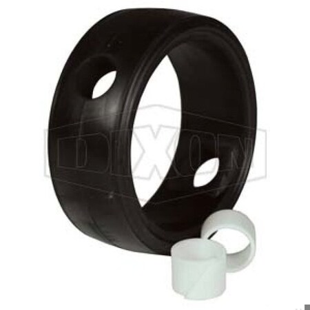 Dixon Valve Repair Kit, For Use with Clamp End and Weld End Butterfly Valves, EPDM, Black B5104-RKE100